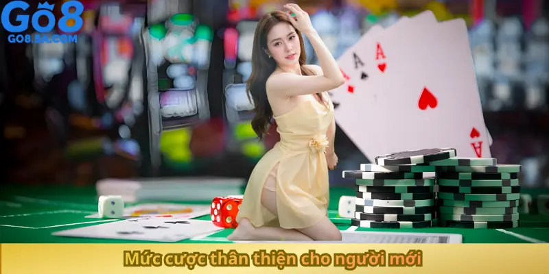 Mức cược thân thiện cho người mới